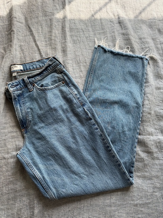 Abercrombie & Fitch Denim - LAST CHANCE! Abercrombie curve love baggy low rise, long